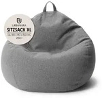 Urbanara Sitzsack Indoor Sitzsack Round XL 250 l, XXL Sofa Sessel, ideal zum...