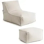 mokebo Sitzsack Boucl&eacute; 'Doze' Teddystoff Liege Bean Bag Wohnzimmer (aus...