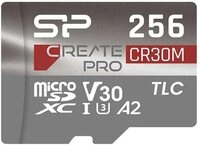 SILICON POWER Silicon Power MicroSD Card 256GB UHS-1 CreatePro CR30M CL.10 Micro