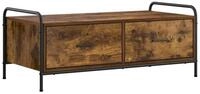 vidaXL Couchtisch 995 x 49 x 41 cm Couchtisch R&auml;uchereiche 99,5x49x41 cm
