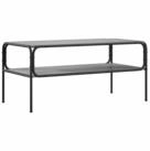 vidaXL Couchtisch 100 x 50 x 46 cm Beistelltisch Sonoma-Grau 100x50x46 cm