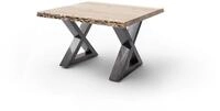 Robas Lund Couchtisch CARTAGENA, Akazie natur, X-Gestell Antik gewischt,...