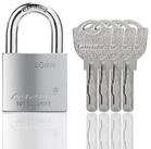 LuxusKollektion Vorh&auml;ngeschloss Vorh&auml;ngeschloss 40mm Metall Messingzylinder