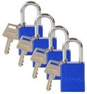 LuxusKollektion Vorh&auml;ngeschloss Vorh&auml;ngeschloss Aluminium Blau...
