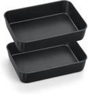 LuxusKollektion Backblech Mini Backblech Set 2er, Antihaft Edelstahl Auflaufform