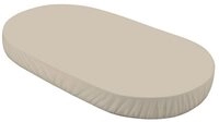 Waldin Spannbettlaken gro&szlig; f&uuml;r Babybett 7in1 OWAL, Jersey Baumwolle, 124x73...