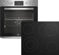 BEKO Elektro-Herd-Set BBUMA12321BMPE, mit 1-fach-Teleskopauszug,