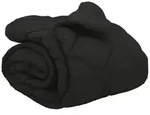 vidaXL Bett Winterbettdecke 240 x 260 cm 450 g/m2 Schwarz (1-tlg) schwarz