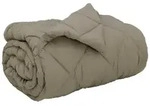 vidaXL Bett Winterbettdecke 140 x 220 cm 450 g/m2 Hellgrau (1-tlg) grau