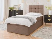 MIRJAN24 Boxspringbett Luanda Single Boucle (mit Bettkasten, Gepolstert...
