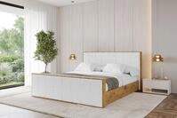 ALTDECOR Polsterbett ENZO8-Z (Polsterbett mit Bettkasten und Lattenrost,...
