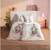 Estella Bettw&auml;sche Lamaste, Satin, 2 teilig, Gefertigt aus 100% Baumwolle.