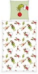 The Grinch Wendebettw&auml;sche Grinch, Renforc&eacute;, 2 teilig, mit niedlichem...