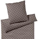 JOOP! Bettw&auml;sche Soft Cornflower brown, Flanell, 2 teilig