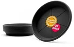 BigDean Blumentopfuntersetzer 20 St&uuml;ck Topfuntersetzer &Oslash; 33 cm in Anthrazit...