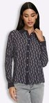 heine Klassische Bluse Druck-Bluse Langarm