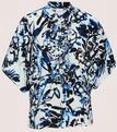 Kurzarmbluse MADELEINE "Blusenshirt Oversized-Bluse mit R&uuml;schen", Damen, Gr. 34,
