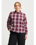 Jack Wolfskin Flanellbluse BAJA FLANNEL SHIRT W Flanellhemd, weich, vielseitig