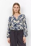soyaconcept Druckbluse SC-HALFA 1- AOP Viskose blau S (36)