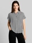 TOM TAILOR Kurzarmbluse Blusen & Shirts Loose Fit Bluse mit Streifen