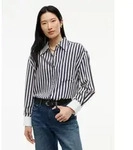 Tommy Hilfiger Langarmbluse FLUID DOUBLE CUFF SHIRT Viskosemischung blau 34