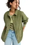 Roxy Hemdjacke Kick Back Washed Cord gr&uuml;n L (40)
