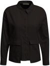 Hemdbluse SMITH & SOUL, Damen, Gr. S, schwarz (schwarz choc), Web, Obermaterial: 70%
