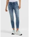 SOCCX Slim-fit-Jeans mit schmalem Bein blau 27