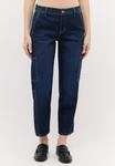ANGELS Cargojeans EVY CARGO mit aufgesetzten Taschen an der Seite, O-Shape blau...