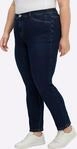 Sheego Bequeme Jeans Jeans blau 40