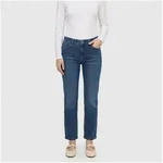 MAC Slim-fit-Jeans CARRIE straight Atmungsaktiver Ganzjahres-Denim blau 34