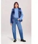 Betty&Co 7/8-Jeans Damen mit Waschung blau 36