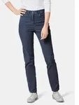 GOLDNER Bequeme Jeans Kurzgr&ouml;&szlig;e: Bequeme 5-Pocket-Jeans mit langem Bein, schmaler