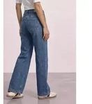 STREET ONE Loose-fit-Jeans High Waist blau 24