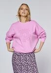 Sweatshirt CHIEMSEE, Damen, Gr. XS (32), pink (orchid), 80% Baumwolle, 20%...