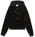 PUMA Hoodie Essentials Elevated Standard Velour Hoodie Damen schwarz S (36)
