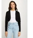 LASCANA Bolero aus leichter Strickqualit&auml;t, Kurzstrickjacke, casual schwarz...