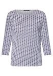 Rundhalsshirt BETTY BARCLAY "Basic Shirt mit U-Boot-Ausschnitt", Damen, Gr. 38, bunt