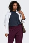ONLY CARMAKOMA 3/4-Arm-Shirt CARCARLINNE 3/4 BOATNECK TOP JRS Materialmix,...