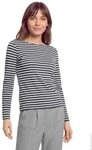 Betty&Co Langarmshirt Shirt Kurz 1/1 Arm 9813 Grey/Cream