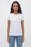 T-Shirt BOSS ORANGE "Elove Premium Damenmode", Damen, Gr. L, wei&szlig; (natural 103),