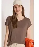CECIL T-Shirt mit Rundhalsausschnitt beige L (42)