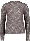 Langarmshirt CARTOON "Langarm-Shirt mit Kragen", Damen, Gr. 34, bunt (charcoal gray),