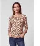 Rabe Print-Shirt T-Shirt beige 40 EU