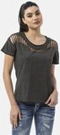 Cipo & Baxx T-Shirt WT388 mit Cut-Out-Design