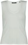 Shirttop ZERO "Basic Shirt mit V-Ausschnitt", Damen, Gr. 36, wei&szlig; (brilliant wei&szlig;),