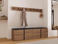 MIRJAN24 Garderoben-Set Orion VII, (Komplett-Set, 2x Schuhschrank, 2x