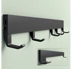 Mai & Mai Garderobenleiste Wandgarderobe mit verstellbaren 5/6/8 Haken aus Alu