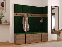 MIRJAN24 Garderoben-Set Orion II, (Komplett-Set, mit 2x Schuhschrank, 3x