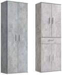 mokebo Schrank-Set Die Allzweckwaffe Mehrzweckschrank Aktenschrank Besenschrank...
